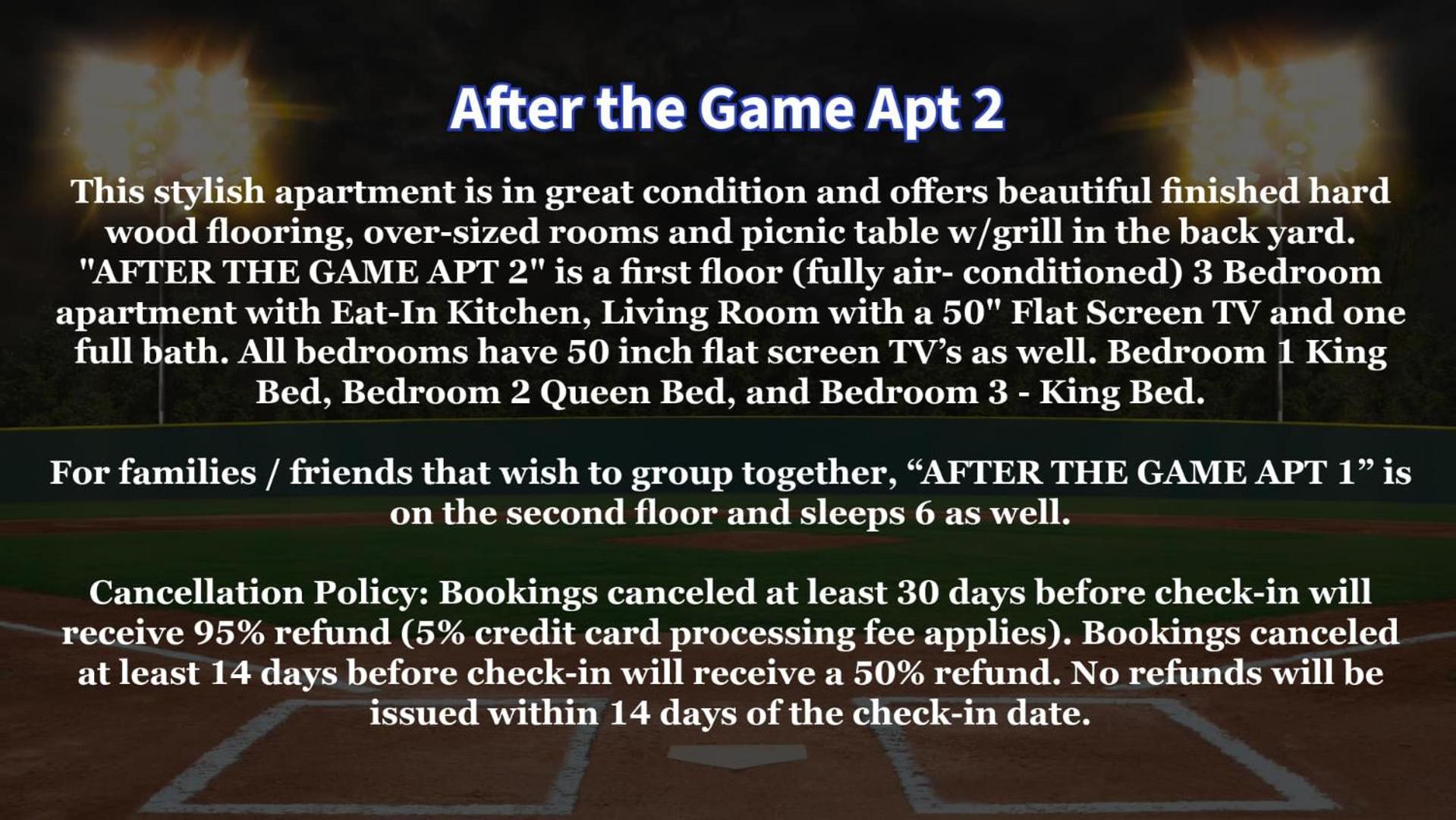 After The Game Apt 2 All Star Baseball Rentals Oneonta Eksteriør billede