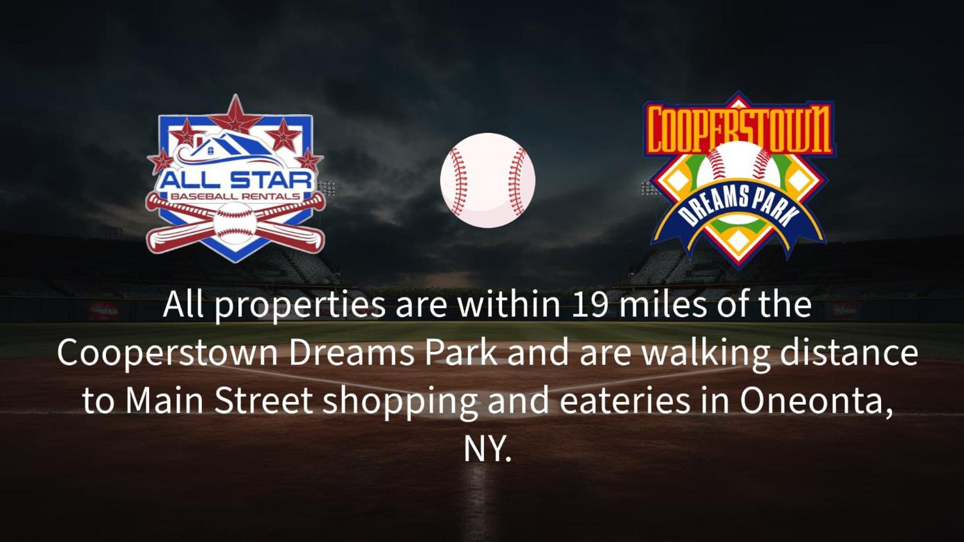 After The Game Apt 2 All Star Baseball Rentals Oneonta Eksteriør billede